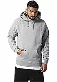 Urban Classics Herren Blank Hoody Kapuzenpullover, Grey, L