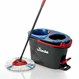Vileda H2PrO Wischmopp Set mit Eimer| Innovatives Zweitanksystem zur Trennung von Frisch- und Schmutzwasser| Müheloses Auswringen ohne nasse Hände| Mikrofaserreinigung| Ergonomisch| Comfort-Pack