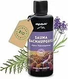 AllgäuQuelle® Saunaduft Aufguss mit [100% Bio Öle] verschiedene Düfte - Das Saunaöl Konzentrat für echte Sauna Fans (100 ml (1er Pack), Bachaufguss)