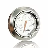 Hicello BBQ Barbecue Ersatzteile Holzkohlegrill Grube Holz Smoker Temperaturanzeige Thermometer für Weber Traveller Grills