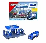 Majorette Petrol Station ARAL (inkl. Spielzeugauto) - Spielzeug-Tankstelle mit Waschanlage, Shop, Zapf- und Ladesäulen & vielen Funktionen, Auto-Spielset für Kinder ab 5 Jahre, 17x28x10 cm