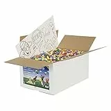 fischer Tip 49115 Refill Box XL, Bastelset für Kinder, Kreativspielzeug, 6.000 Teile, mehrfarbig, ab 3 Jahre, 6000