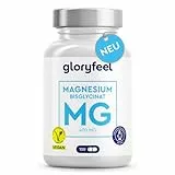 Magnesium Bisglycinat Hochdosiert - Für Muskeln, Knochen und Elektrolytgleichgewicht - Höchste Bioverfügbarkeit - 120 Kapseln Magnesium Glycinat ohne Zusätze - Vegan & Laborgeprüft