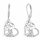 Yinsen Damen Hängend Ohrringe 925 Silber Schwester Ohrstecker - Freundschaftsgeschenke für Schwestern