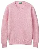 United Colors of Benetton Damen Maglia G/C M/L 103me1n23 Pullover, Rosa, L