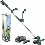 Bosch Akku Rasentrimmer UniversalGrassCut 18V-260 (1x Akku 2,0 Ah, 18 Volt System, Schnittkreisdurchmesser: 26 cm, verstellbare Handgriffe, im Karton)