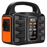 Powerstation 194Wh,SBAOH Solargenerator Akku mit AC Outlet Camping Solar Generatoren Lithium Batterie Bank Stromversorgung für Outdoor Travel Home Emergency Backup