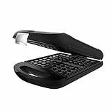 Cecotec Sandwichmaker Rock'nToast Family Waffle, 1500W, 4 Waffeln, Antihaftbeschichtung, 180° Drehbar, Schnelles Aufheizen, Edelstahl-Finish, Temperaturanzeige, Gleichmäßiges Toasten