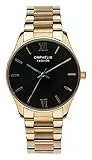 Orphelia Fashion Herren Analog Uhr Oxford mit Edelstahl Armband OF764901, Gold