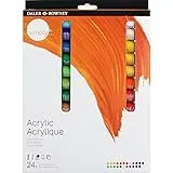 Daler Rowney Simply Acrylfarben Set, acryl, Multi, 12 ml (24er Pack), 288