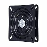 Cocoarm 7-Zoll-Drehtellerbasis für Stühle, Drehteller für Hocker, 180-Grad-Drehtellerbasis für Stuhl und Hocker mit automatischer Rückfederung, Doppellager, 7,0 x 7,0 x 1,0 Zoll