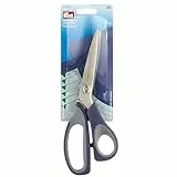 Prym 611515 Professional Zackenschere 23 cm (9″), Edelstahl & Softgriff, ideal für Stoffe & Dekoration, lila – präziser Wellenschnitt, ergonomisch, rechtsgeeignet