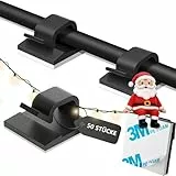 SZFUDIGO kabelhalter，50 PCS kabelhalter selbstklebend Wand kabelführung Cable Holder kabelbefestigung selbstklebend Wand Kabel wandhalterung Befestigung Wand (schwarz)