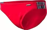 FIREFLY Damen Bikinihose Tarona, Red/AOP Denim, 38, 4035660