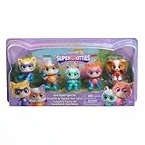 Just Play Disney Junior SuperKitties Heldenteam, 5-teiliges Figurenset, 5 cm große Sammelfiguren, Kinderspielzeug ab 3 Jahren