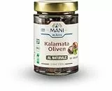 MANI ΜΑΝΙ Kalamata Oliven, al naturale, entkernt, bio, 3er Pack (3 x 175 g)
