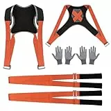 AMFUN 4 Stück Tragegurte Umzug Kit, Hebegurt Umzugshelfer, Tragegurt für 2 Personen mit Schwamm-Weste, Doppelt Shoulder Dolly Transportgurte, Geeignet für Mobile Möbel