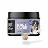 Petstile Joint Saver®: Kollagen, Glucosamin, Teufelskralle, Grünlippmuschel & Hagebutte – unterstützt Gelenke, Hüfte & Mobilität Erwachsener Hunde, wirkt entzündungshemmend (1x 150 g)
