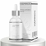 Hyaluronsäure Serum 50 ml BIO UND VEGAN mit Niacinamid, Schneckenschleim, Kollagen – Lippenfüller, Dehnungsstreifen, Falten, feine Linien, Feuchtigkeitsversorgung - EINZIGARTIGE FORMEL