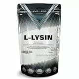 L-Lysin Pulver 100% rein - 1000g Aminosäure Lysin - 1kg - ohne Zusatzstoffe - vegan -mit Messlöffel