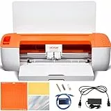VEVOR Vinyl-Schneidemaschine, DIY-Schneidemaschine mit Bluetooth-Konnektivität, Kompatibel mit iOS, Android, Windows & Mac, Umfangreiche Designs enthalten, Individuelle Karten, Heimdekoration