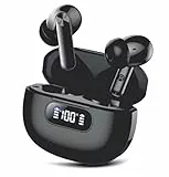 Bluetooth Kopfhörer, In Ear Kopfhörer Kabellos Bluetooth 5.3 mit 4 ENC Noise Cancelling Mic, 2024 Neue Kopfhörer Kabellos LED Anzeige, 48Std Earbuds, HiFi Stereo IP7 Wasserdicht Ohrhörer für Arbeit