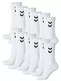 hummel Unisex Sportsocken im 6er Pack I weiß 36-40