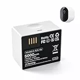 Akku Kompatibel mit Arlo Pro 3, Pro 4, Pro 5, Ultra 2 Überwachungskamera, 5000mAh Hohe Kapazität Lithium ion Wiederaufladbarer ersatzakku (1-Stück)