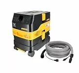 Mirka DEXOS 1217 M AFC/Industriestaubsauger Klasse M / 17L Nass- & Trockensauger/Automatische Filterreinigung / 4m Schlauch und Muffe