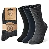 Belloxis Alpaka Socken Wollsocken Thermosocken Stricksocken Socks Herren 43-46 Dicke Kuschelsocken Wintersocken Warme Alpaca Woolen Alpka Autumn Weihnachten für Männer Geschenk Alpaca Socks
