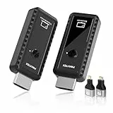 PWAYTEK HDMI Wireless Transmitter and Receivert 4K Decodierung, 1080P Ausgang, 164FT/50M, DualBand 2,4G/5G, für PC/Laptop/HDTV/Projektor, Plug & Play, ohne App