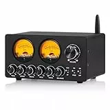 Douk Audio 5 Band Equalizer Bluetooth EQ Vorverstärker für Heimstereo/Computer-Lautsprecher/Verstärker mit VU-Meter (EQ5-TONE Upgraded Version)