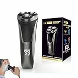 Oryzom Men's Razor V1 Pro- Elektrischer Rotationsrasierer mit schwebendem Rasiersystem für Männer – für eine präzise Rasur und sanfte Hautpflege. (Grau)