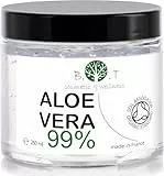 Bio Aloe Vera Gel 100% Natur Feuchtigkeitscreme für Gesicht und Körper | Hautpflege für Trockene Haut und Sonnenbrand | Haar Gel | Nicht an Tieren Getestet, 250ml