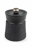 PEUGEOT - Pfeffermühle Bali Fonte 8 cm - Stahlmahlwerk - Klassische Mahlgradeinstellung - Gusseisen Schwarz
