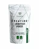 Creatin Monohydrat Pulver 500g | 100% kreatin monohydrat pulver in Mikronisiert | Geschmacklos | Inklusive Spender | Optimale Löslichkeit | Vegan | Gmo Free
