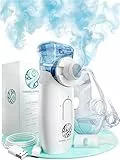 HIMMELSHAUCH MEDICAL Ultraschall Inhalationsgerät Kinder & Inhaliergeräte für Erwachsene | Vernebler + Zubehör | Inhalator Baby | Elektrische Inhalatoren | Kochsalzlösung Inhalieren | Nebulizer