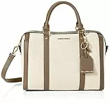 Geox Damen D Zene M Bag, Natural/Dk Taupe, Einheitsgröße EU