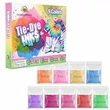 Desire Deluxe Tie Dye Ink - Set mit 5/9/18 Farben Tinte zum Färben von Stoff, Kleidung - Kreative Kunst Handwerk Tie Dye Spiele Aktivität für Erwachsene & Kinder (9 Farben Set)