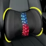 Lofty Aim Lendenwirbelstützkissen: Memory Foam Lendenkissen zur Schmerzlinderung im unteren Rücken - Auto Rückenkissen zum Fahren - Lendenwirbelstütze für Auto-Bürostuhl Rollstuhl - Schwarz