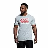 Canterbury Herren T-Shirt CCC Logo, Klassikgrau meliert/Rot/Weiß, M, E546720-92B-M