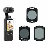 Rollei Magnetisches Filter Set Kompatibel mit DJI Osmo Pocket 3, 3 in 1 Filters ND 2-32 + CPL + Black Mist 1/4, mit Optisches Glas Nano Beschichtungen, Displayschutzfolie und Reinigungstuch inklusive