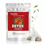 Detox Tee Zum Abnehmen, 28 Tage Gewichtsverlust Tee, Körperformender Kräutertee, Natürliche Fettverbrennung, Sanfte Entgiftung, Unterstützt die Verdauung, Energie-Booster