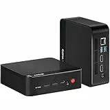 Beelink Mini PC SER5 MAX AMD Ryzen 7 7735HS(8C/16T, bis zu 4.75Ghz) 24GB LPDDR5 500GB NVMe SSD Mini Desktop Computer, WiFi6/BT5.2,HDMI/DP/Type-C/4K Triple Display Windows 11 Pro