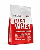 PhD Nutrition Diet Whey Protein Pulver 1kg Erdbeere, Kalorienarmes High Protein Eiweißpulver zur Diät Unterstützung mit 16g Eiweiß pro Portion