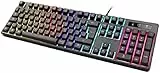 DELTACO Gaming DK310 Mechanisches Gaming Tastatur - Content Red Switches & RGB Beleuchtung - UK Layout - Schwarz