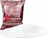 MERRYXMAS Kunstschnee - täuschend echt - flauschig & glitzernd Schnee für Dekoration an Weihnachten - Dekoschnee