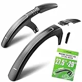 RBRL Fahrrad Schutzblech Set vorne & hinten – MTB Schutzblech kompatibel mit 27,5/29 Zoll Reifen bis 3,0″ – robuster Spritzschutz gegen Matsch Mudguard, Schlamm & Wasser, einfache Befestigung