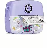 Sofortbildkamera Kinder,Kinderkamera Kompaktkameras 1080P HD Sofortdruck von Fotos,Geburtstagsgeschenk Weihnachten Geschenk Spielzeug ab 3 4 5 6 8 7 9 10 11 Jahre Mädchen Jungen 3 Rollen Fotopapier