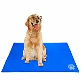 Bravpet Kühlmatte für Haustiere Haustier Selbstkühlendes Pad Matte Bettmatten Komfort für Katzen und Hunde (XXL)